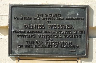 Daniel Webster Marker image. Click for full size.