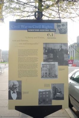 Senator Daniel Webster Marker image. Click for full size.