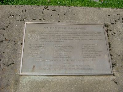 Centerville Cemetery - Main Marker. Click for full size. Centerville Cemetery - Main Marker image. Click for full size.