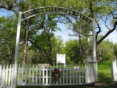 Entrance to the Centerville Cemetery image. Click for full size.
