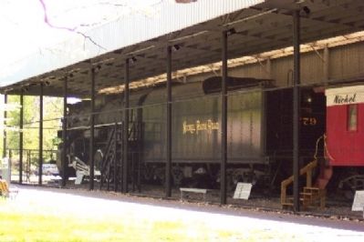 NKP Berkshire Locomotive No. 779 and Marker image. Click for full size.