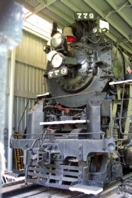 NKP Berkshire Locomotive No. 779 Nose image. Click for full size.
