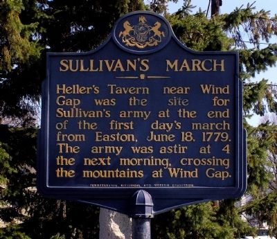 Sullivan's March Marker. Click for full size. Sullivan's March Marker image. Click for full size.