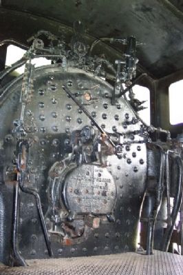 Crew Compartment of 1905 Shay Engine. Click for full size. Crew Compartment of 1905 Shay Engine image. Click for full size.