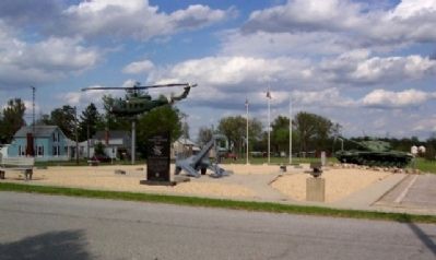 Harrod Veterans Memorial Park and Marker image. Click for full size.