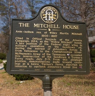 The Mitchell House Marker image. Click for full size.