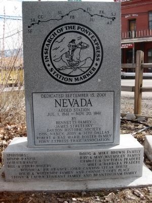 Nevada Added Station Marker (Obverse) image. Click for full size.