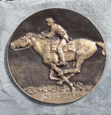 Pony Express Rider - By A. Phimister Proctor image. Click for full size.