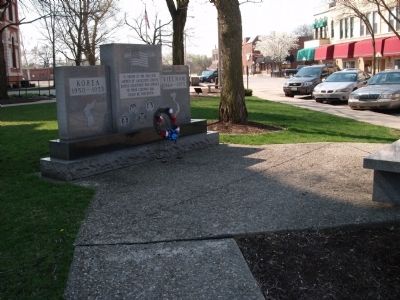 Left View - - Livingston County War Memorial Marker image. Click for full size.