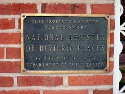 Jones House National Register Marker image. Click for full size.