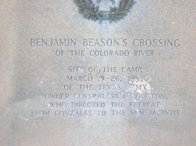 Second nearby Beason's (Beeson's) Crossing Marker image. Click for full size.