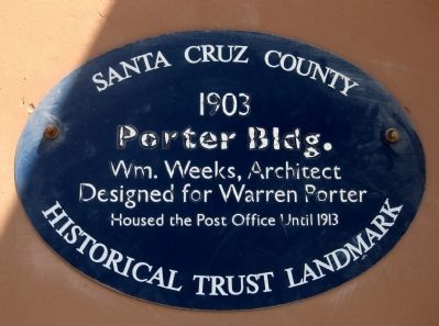 Porter Building Marker. Click for full size. Porter Building Marker image. Click for full size.
