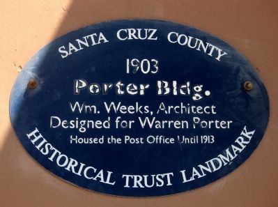 Porter Building Marker image. Click for full size.