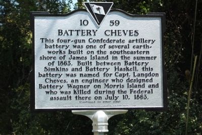 Battery Cheves Marker. Click for full size. Battery Cheves Marker image. Click for full size.
