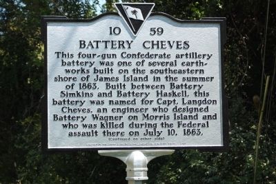Battery Cheves Marker image. Click for full size.