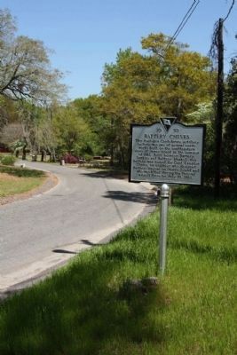 Battery Cheves Marker seen at southern portion of Robert E. Lee Blvd. Click for full size. Battery Cheves Marker seen at southern portion of Robert E. Lee Blvd image. Click for full size.