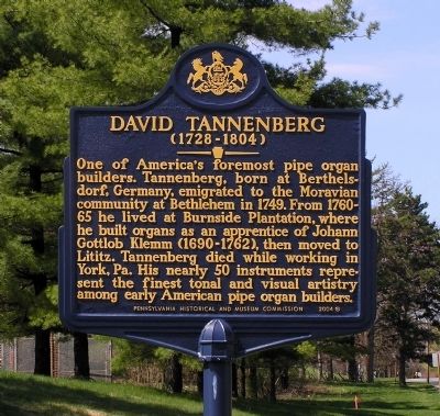 David Tannenberg Marker image. Click for full size.