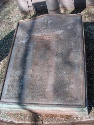 Bronze Marker - - W. W. II War Memorial - Livingston County Illinois image. Click for full size.