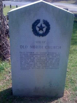 Site of Old North Church Marker image. Click for full size.