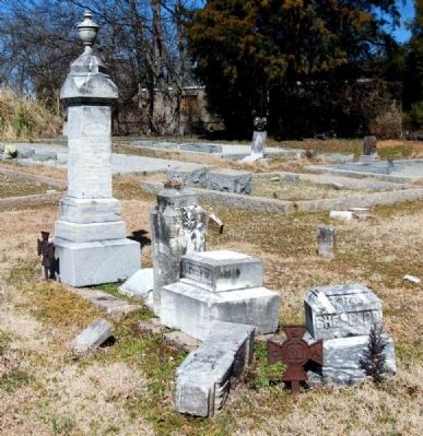 Broken and Fallen Tombstones. Click for full size. Broken and Fallen Tombstones image. Click for full size.