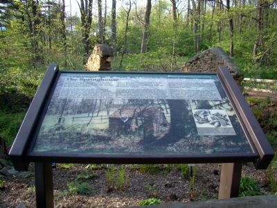 The Springhouse Marker. Click for full size. The Springhouse Marker image. Click for full size.