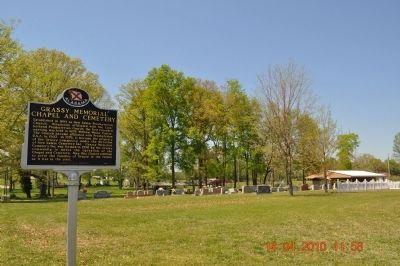 Grassy Cemetery & Marker image. Click for full size.