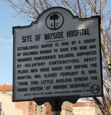 Site of Wayside Hospital Marker image. Click for full size.