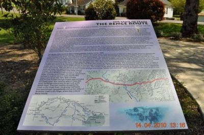 The Benge Route Marker. Click for full size. The Benge Route Marker image. Click for full size.