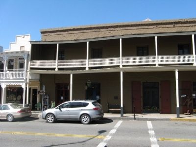Brignoli Building and Marker. Click for full size. Brignoli Building and Marker image. Click for full size.