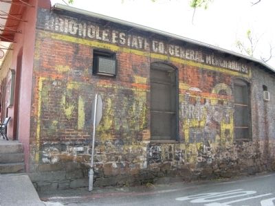 Historic Mural on Side of the Smaller Brignole Building image. Click for full size.
