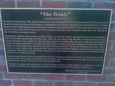 "The Treaty" Marker image. Click for full size.
