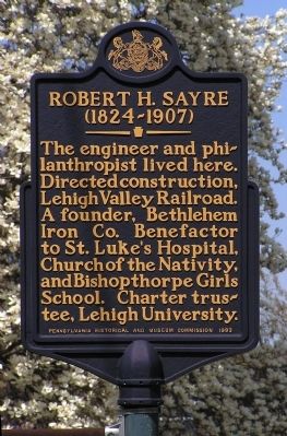 Robert H. Sayre Marker image. Click for full size.
