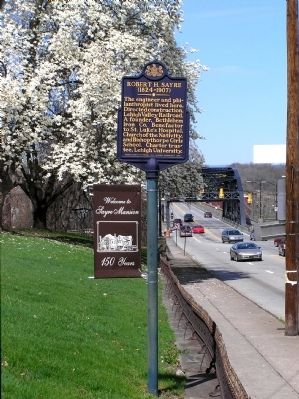 Wide view of the Robert H. Sayre Marker image. Click for full size.