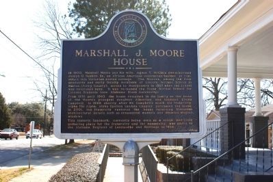 Marshall J. Moore House Marker image. Click for full size.
