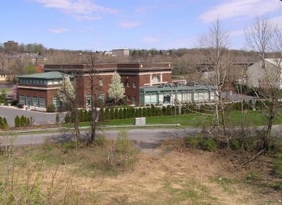 The site of the Crown Inn and Lehigh River ferry. Click for full size. The site of the Crown Inn and Lehigh River ferry image. Click for full size.