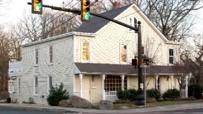 Randall Double House and Marker. Click for full size. Randall Double House and Marker image. Click for full size.