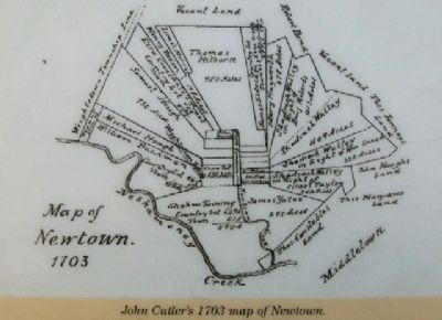 1703 Map of Newtown on Marker. Click for full size. 1703 Map of Newtown on Marker image. Click for full size.