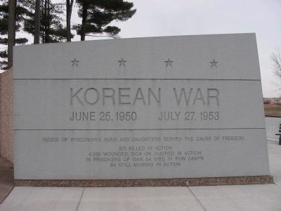 Korean War Memorial. Click for full size. Korean War Memorial image. Click for full size.