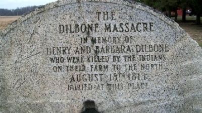 The Dilbone Massacre Memorial image. Click for full size.