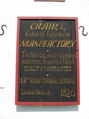 Sign on Factory Building image. Click for full size.