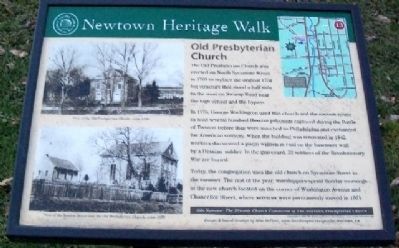 Old Presbyterian Church Marker. Click for full size. Old Presbyterian Church Marker image. Click for full size.