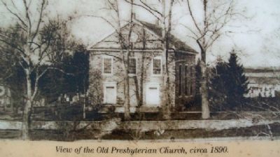 View of the Old Presbyterian Church Photo on Marker image. Click for full size.