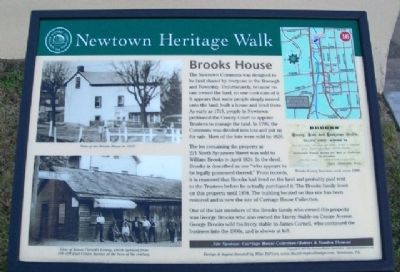 Brooks House Marker. Click for full size. Brooks House Marker image. Click for full size.
