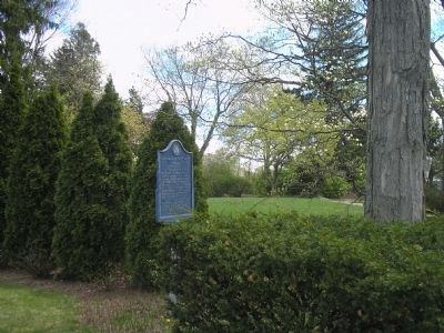Marker on Chestnut Ridge Road image. Click for full size.