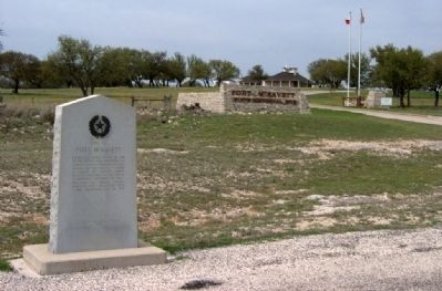 Entrance to Fort McKavett Historical Site image. Click for full size.
