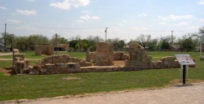 Unrestored building at Fort Concho image. Click for full size.