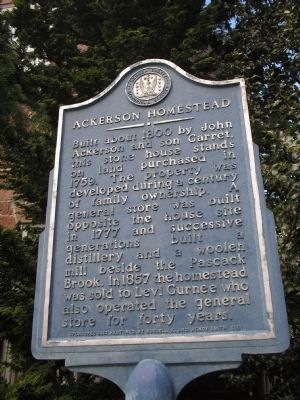 Ackerson Homestead Marker image. Click for full size.