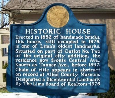 Historic House Marker image. Click for full size.
