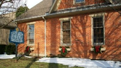 Historic House and Marker. Click for full size. Historic House and Marker image. Click for full size.