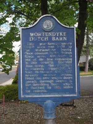 Wortendyke Dutch Barn Marker. Click for full size. Wortendyke Dutch Barn Marker image. Click for full size.